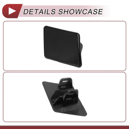 Bumper Headlight Washer Nozzle Cover Cap for BMW 328i Black