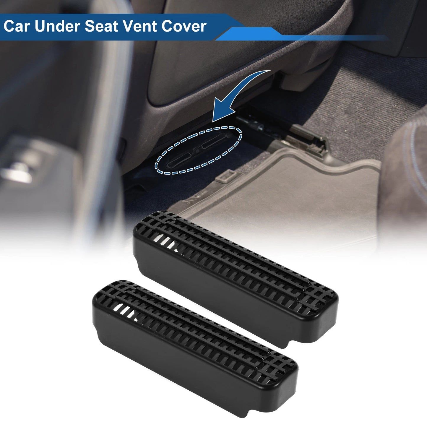 Under Seat Air Outlet Protection Cover Set of 2 for Ford F150 (2016–2024)