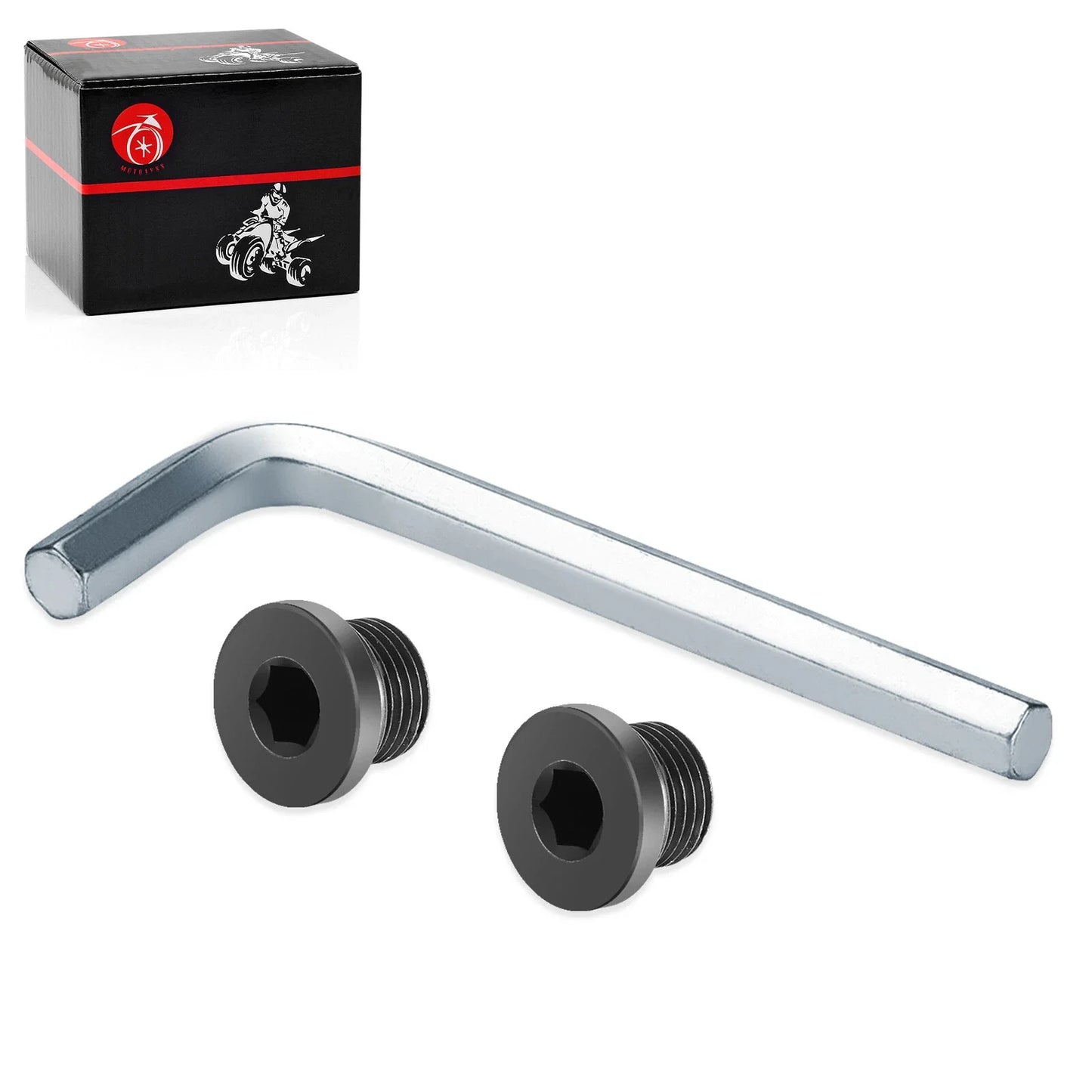 Front Diff Fill & Drain Plug Kit w/Tool for Polaris RZR