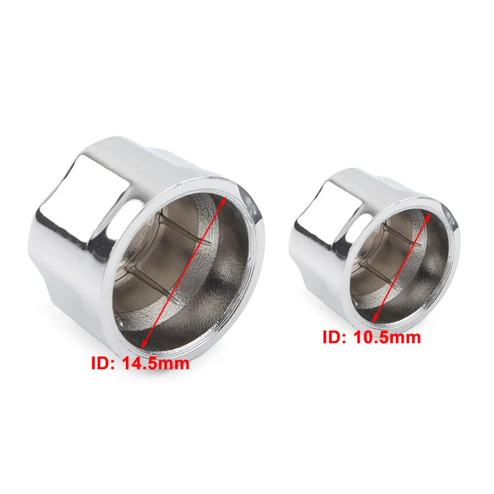 Chrome Engine Bolt Cap Set for Harley Road King Electra Glide (1999-2016)