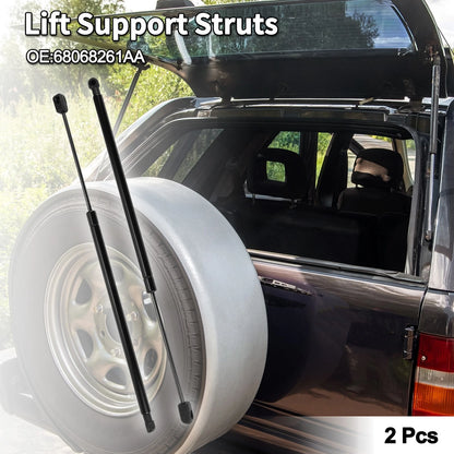 Set of 2 Rear Window Glass Lift Supports Struts No. 68068261AA for Jeep Wrangler (2011–2017)