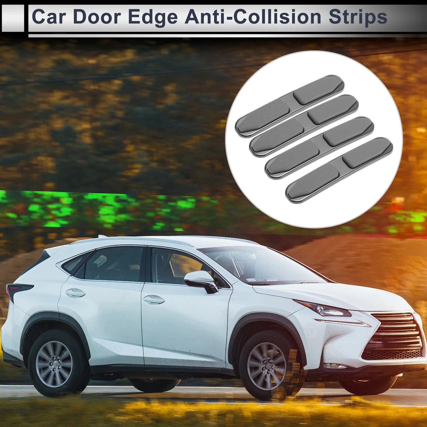 Set of 4 Door Edge Protector Strips