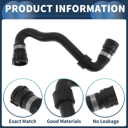 HVAC Heater Hose for BMW X5 3.0i (2001–2006) No. 11537510120 Rubber Black