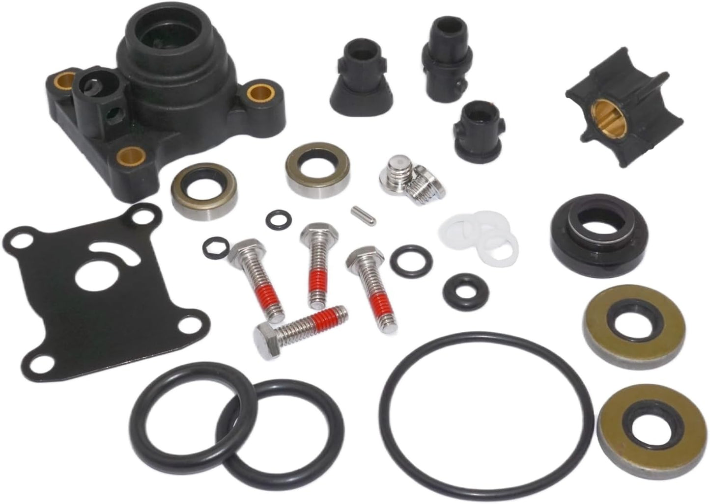 Water Pump Impeller Kit & Seal Kit for Johnson Evinrude 8-15 HP (1980–2023)