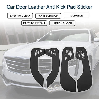 Set of 1 Car Door Leather Anti Kick Pad Sticker for Cadillac CT6 (2017–2018)