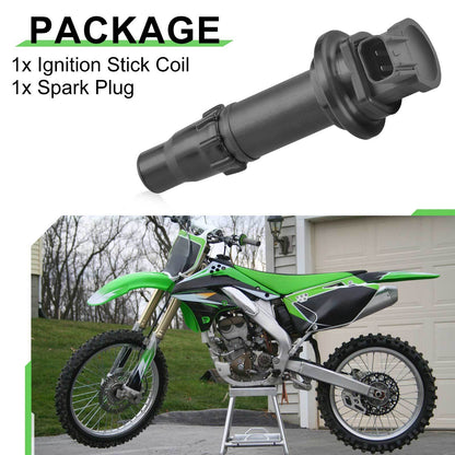 Ignition Coil & Spark Plug for Kawasaki KX250F (2006–2010)