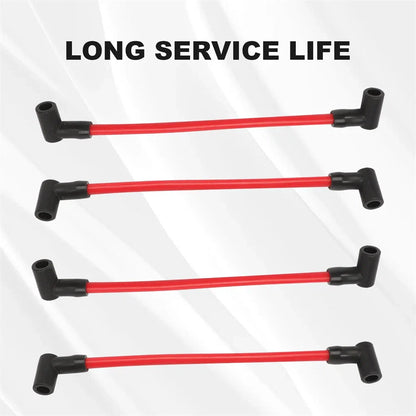 4pcs Spark Plug Wires for Johnson Evinrude 80-140 Hp V4 Outboards