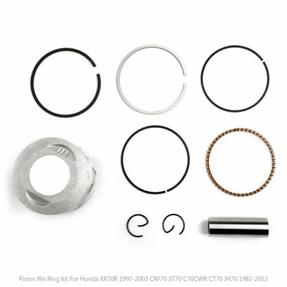 Piston Ring Kit +0.25 for Honda XR70R CRF70F CT70 C70CWR (1997–2012) 47.25mm