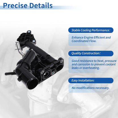 Engine Coolant Thermostat Housing Assembly No. 55254237 for Suzuki Vitara (2014–2020)