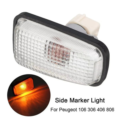 Front Side Marker Light Lamps for Peugeot 406 306 106 806 Citroen (1996-2004)