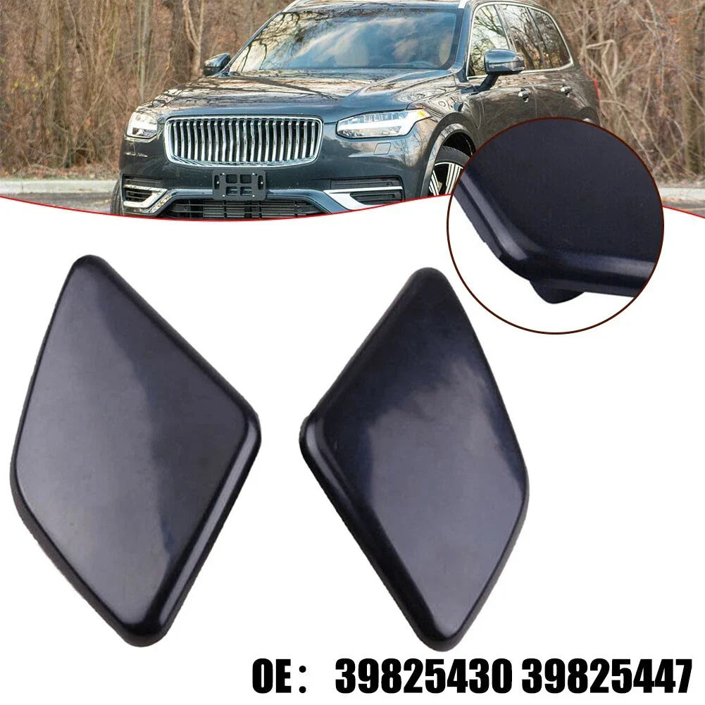 Plug and Play Headlight Spray Nozzle Cap Cover for Volvo XC90 (2016–2022)