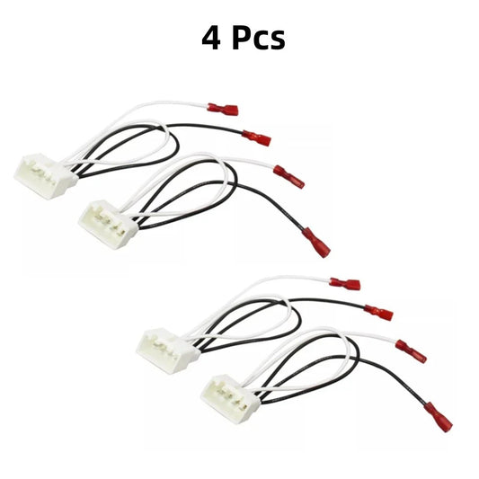 4 x Car Speaker Connector Harness Adapter for Ford Escape, Mustang, Mazda (2001-2012)