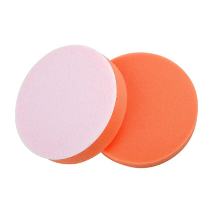 4pc 125mm/5in Car Polishing Buffing Pad Flat Sponge Polisher Buffer Pads