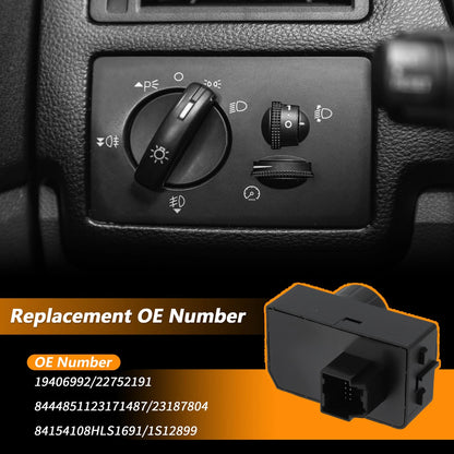 Fog Lamp Switch 19406992 for Chevrolet Silverado Tahoe Suburban (2015–2020)