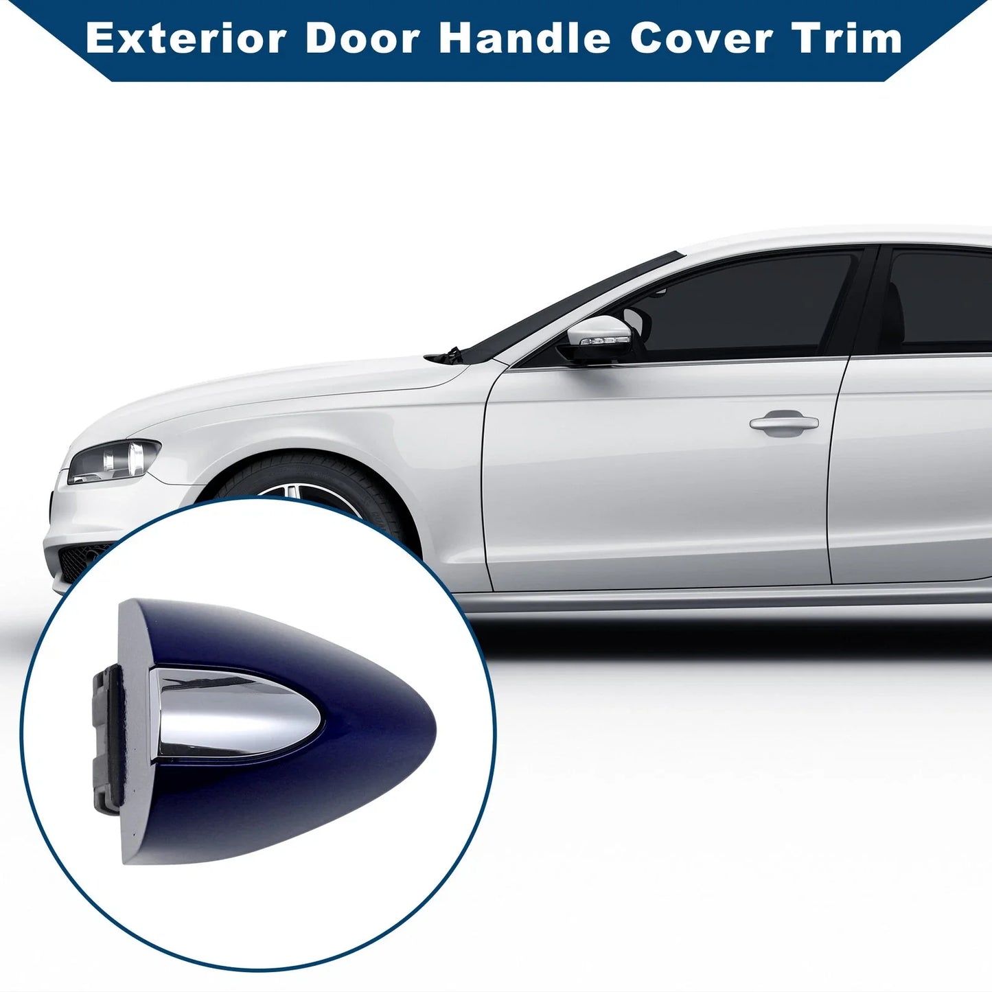 Exterior Door Handle Cover Trim for Buick LaCrosse (2017-2019) Dark Blue