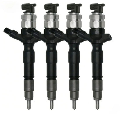 Fuel Injector 4x for Toyota Hilux Hiace D4D 1KD-FTV 2KD-FTV (2004–2023)