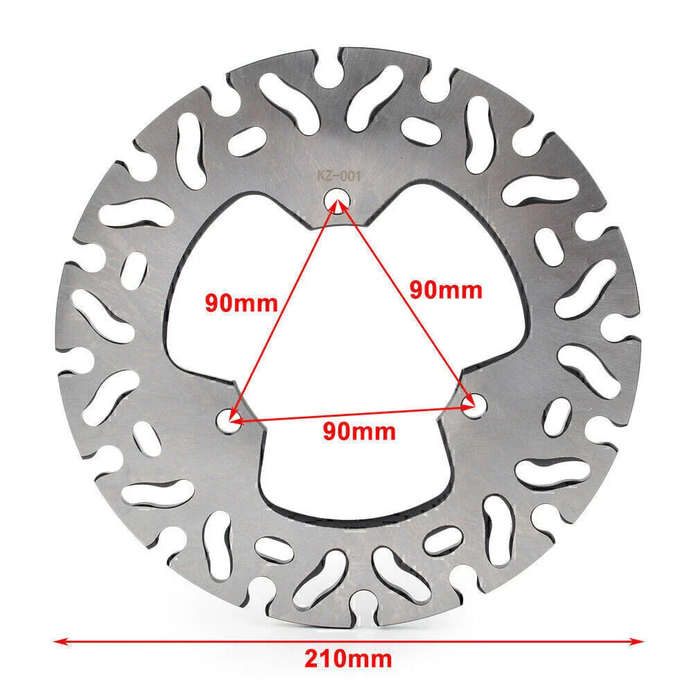 Rear Brake Disc Rotor for Yamaha TZR125 TZM150 FZR250 FZR400