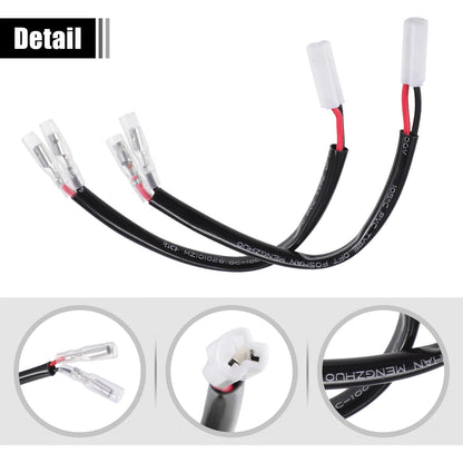 Set of 4 Turn Signal Cable Adapter Connectors for Yamaha R6 (2006–2023)