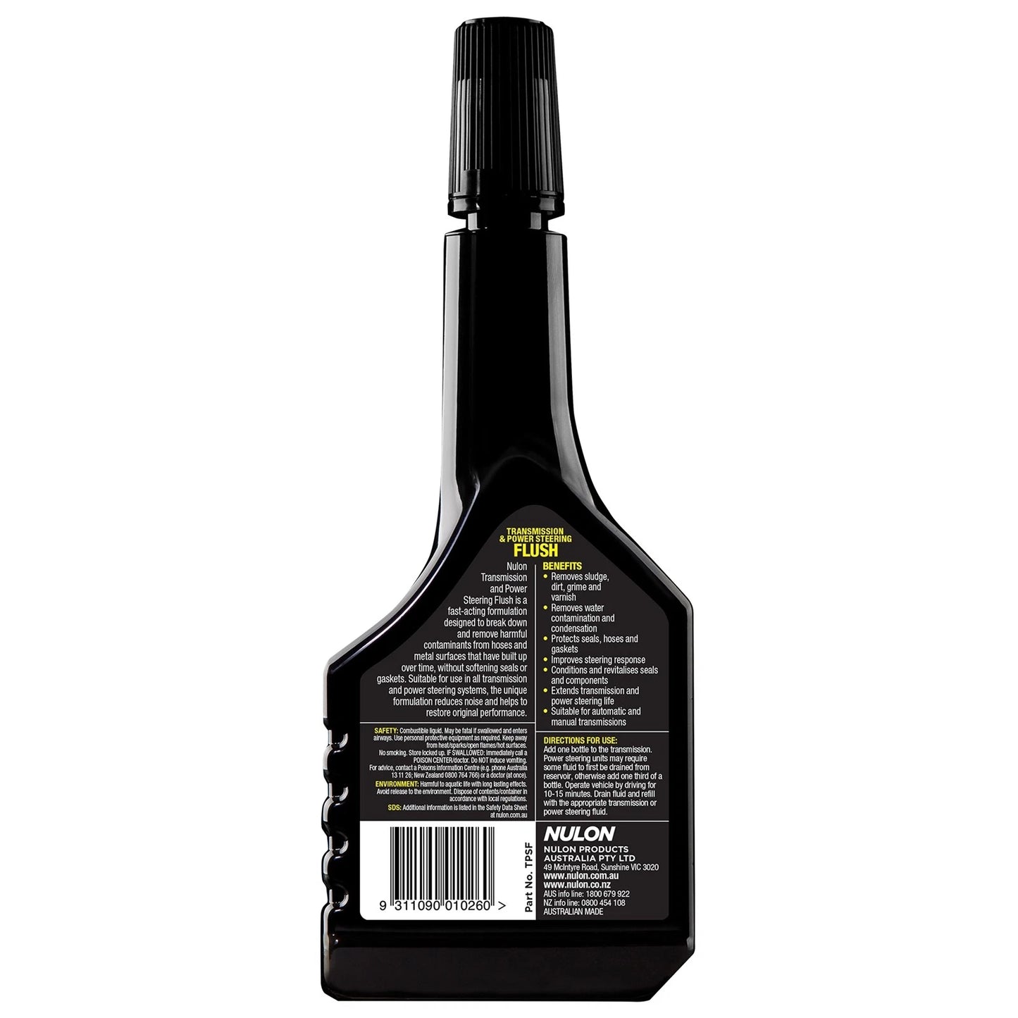 Transmission and Power Steering Flush for Nulon (300ML)