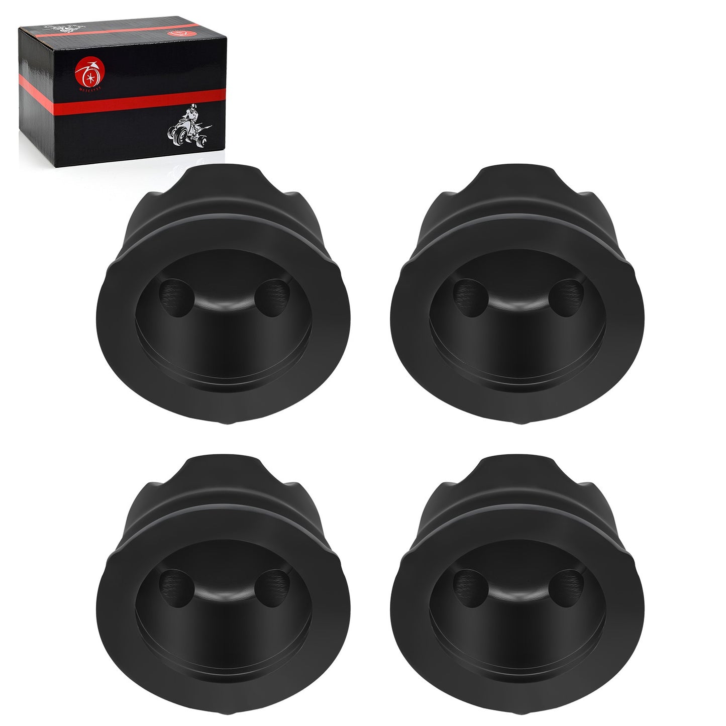 Set of 2 Front Rear Wheel Caps for Suzuki QuadRunner 500 (1998–2002)
