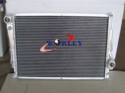 Aluminum Radiator with Fan for BMW E46 M3 330D 328 325 323 320 330 Ci 318i (2000–2006)