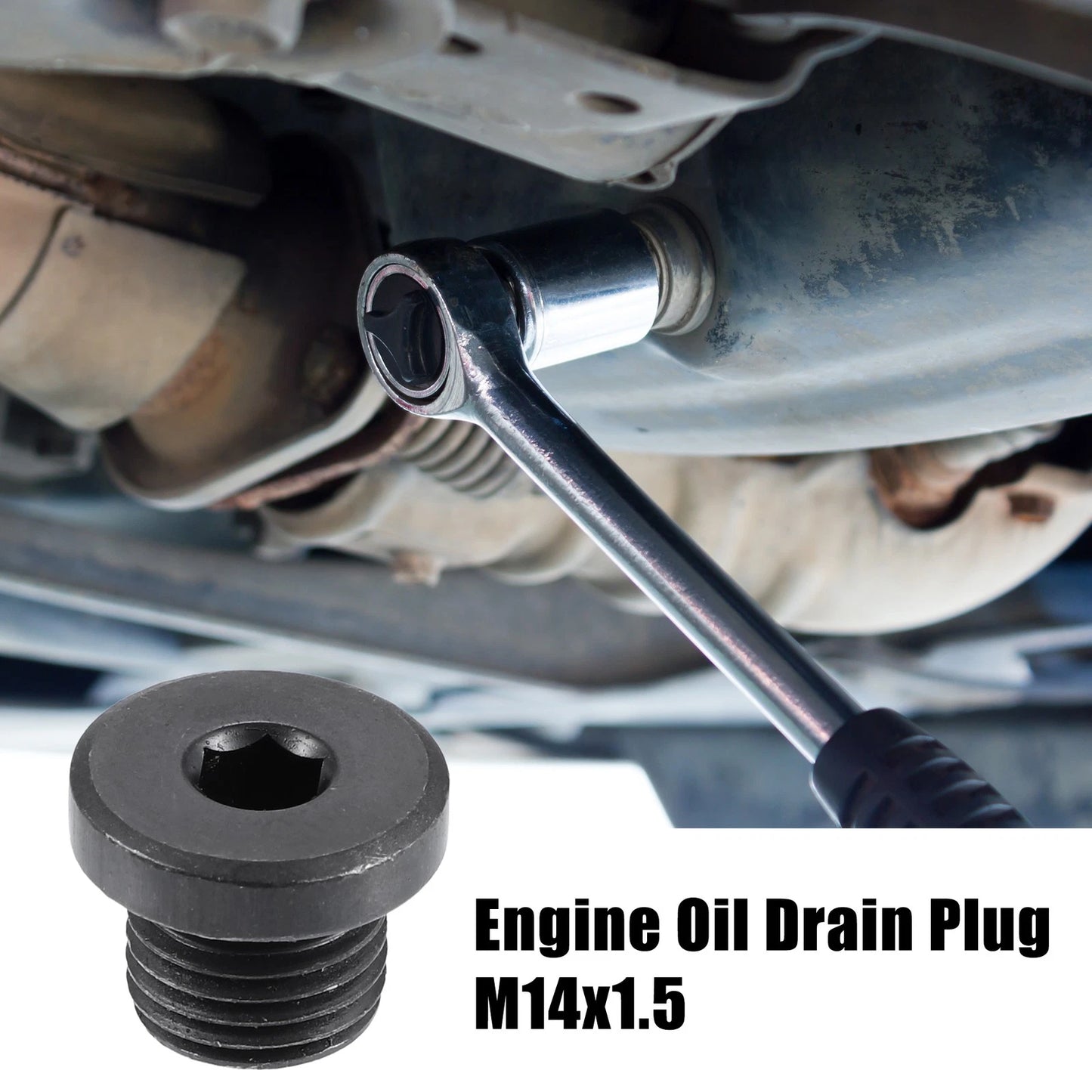 M14x1.5 Steel Engine Oil Drain Plug Screw for Audi A4 A6 Volkswagen