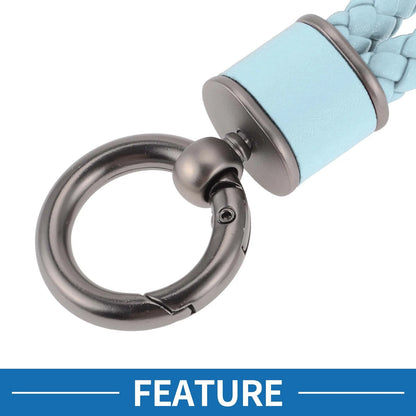 Car Keychain with Ring for All Models (Light Blue)