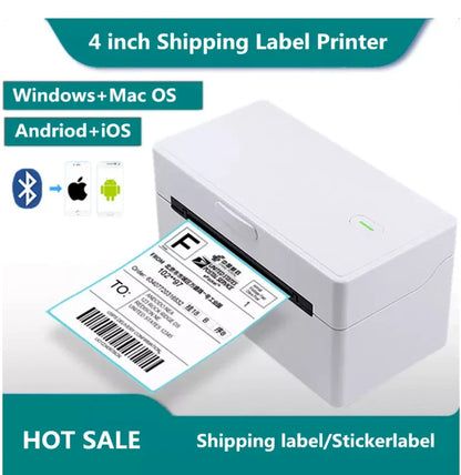 Bluetooth Thermal Printer Label Stickers 40-120mm for Addressing