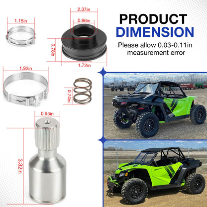 Rear Drive Shaft Coupler & Boot for Arctic Cat Wildcat 1000 (2012–2019)