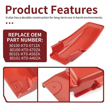 Rear Fender for Honda XR200R (1986–2002) - Flash Red