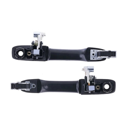 Set of 4 Door Handles for Honda CR-V (2001–2006) Black Front Rear