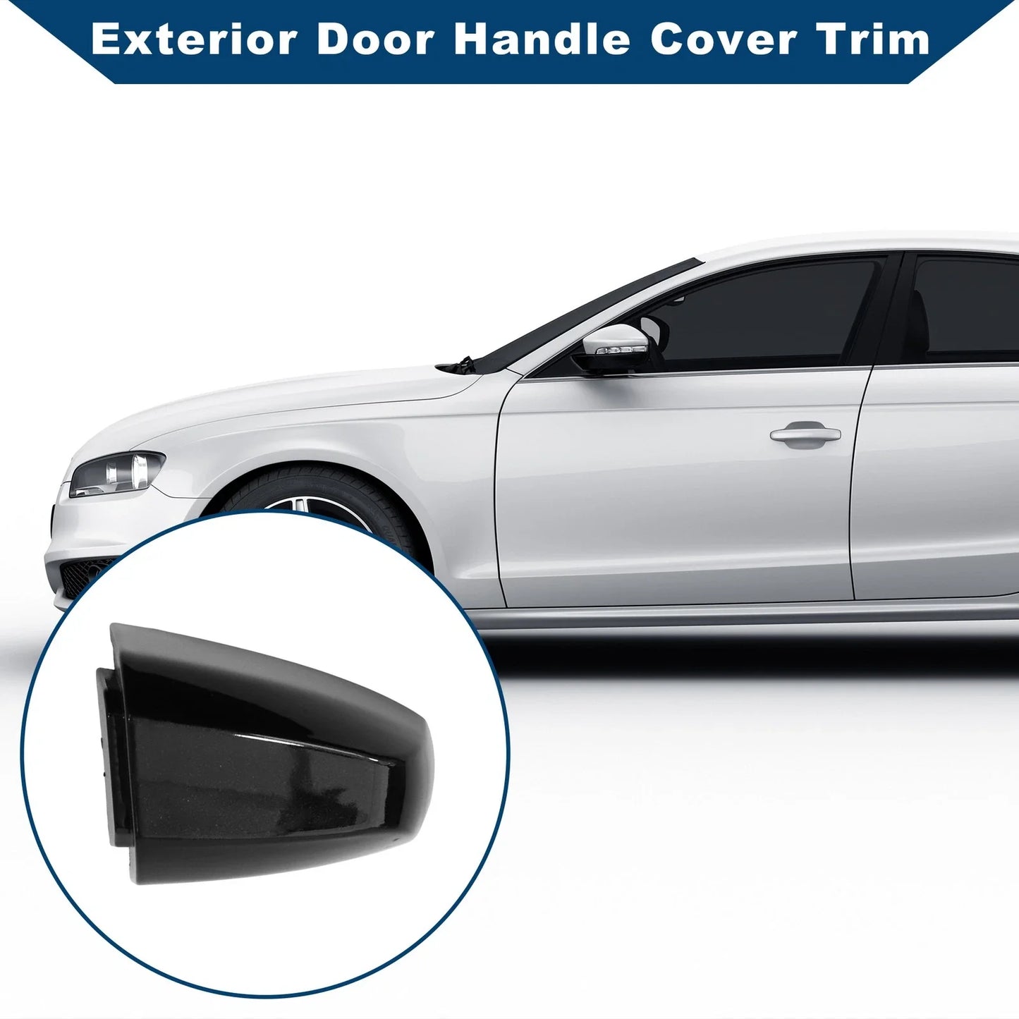 Exterior Door Handle Cover Trim for BMW X1 X5 F15 X6 F16 (2014-2019) Blue ABS