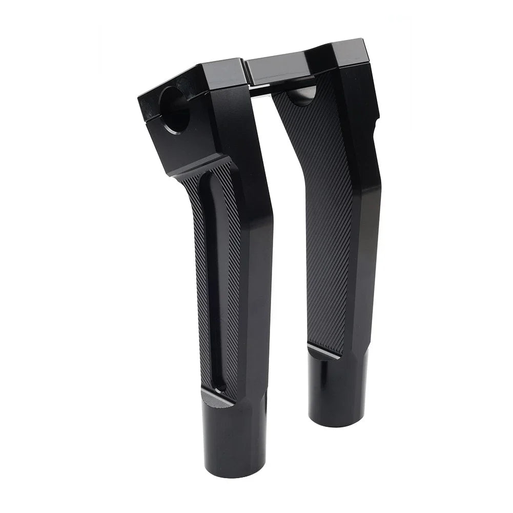 8.46" Black Pullback Handlebar Risers Clamp for Harley
