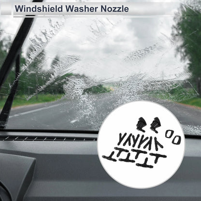 Windshield Washer Nozzle & 6 x Hose Connectors for GMC