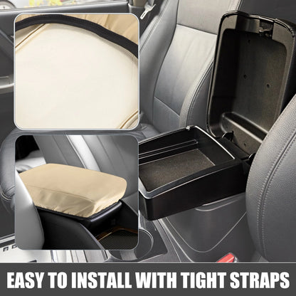 Center Console Armrest Cover for Nissan Altima (2007–2012) Light Brown