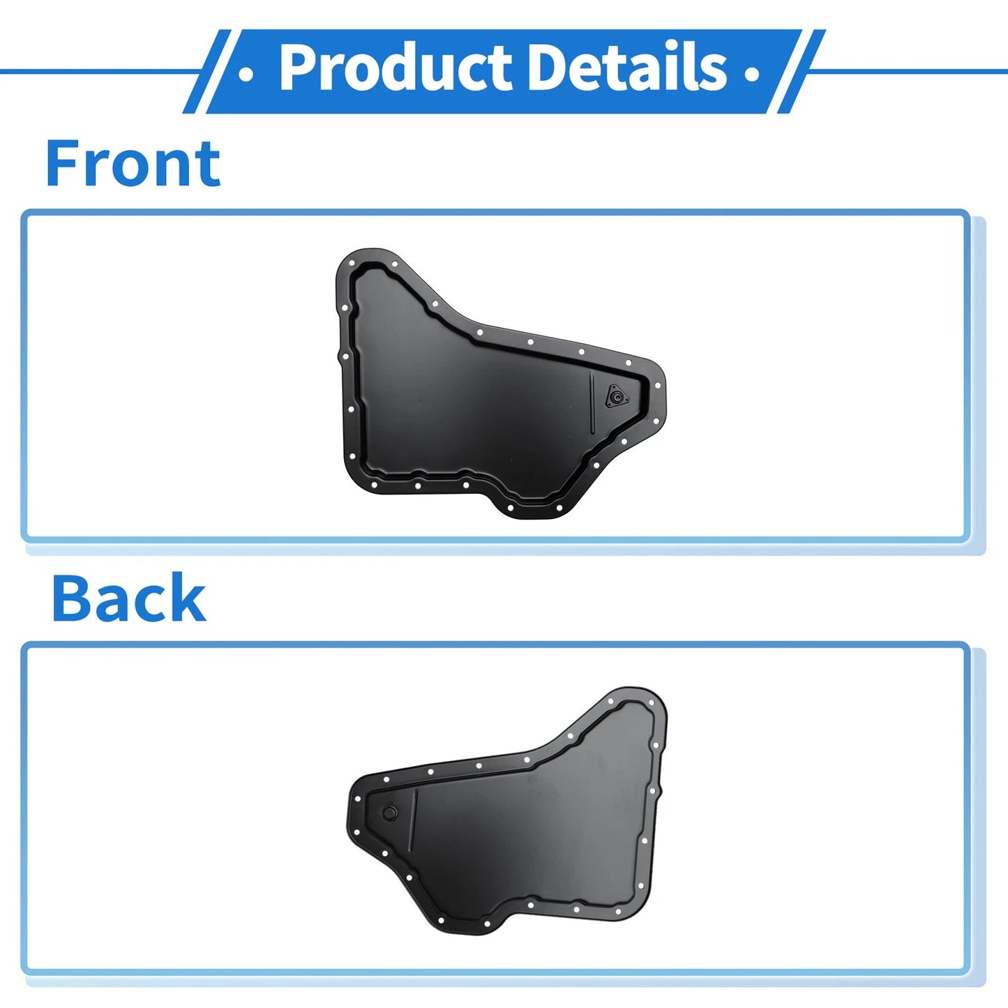 1 Pc Engine Oil Pan No.24206181 for Chevrolet Impala (2000–2005) Steel Black