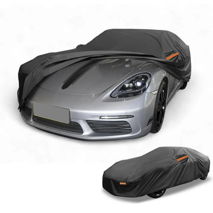 Car Cover Waterproof for Porsche 718 (2017–2023) 210D-PU with Zipper