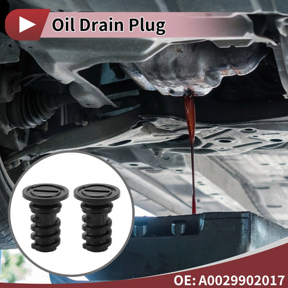 Set of 1 Rubber Oil Drain Plug for Mercedes C63 AMG (2016–2018) No.A0029902017