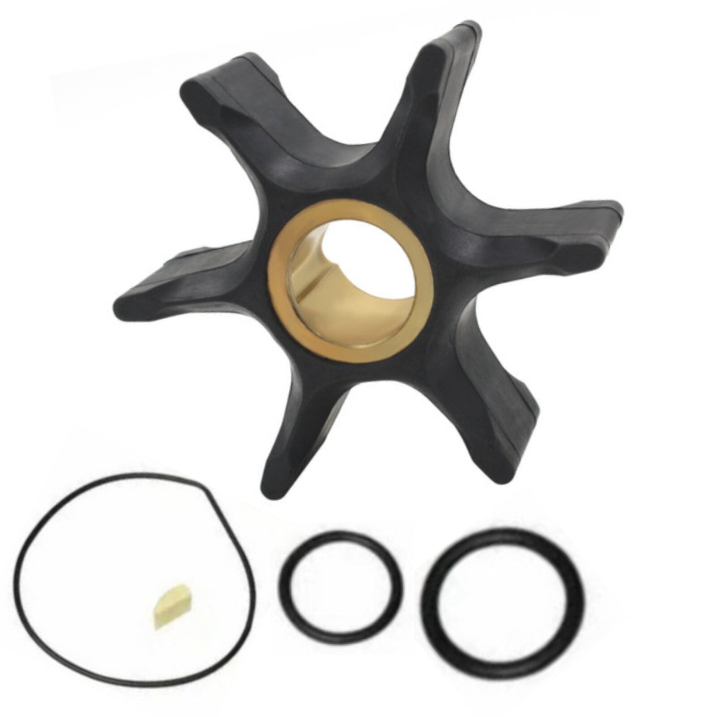 Impeller with Key for Johnson Evinrude OMC Outboard (Various Years)
