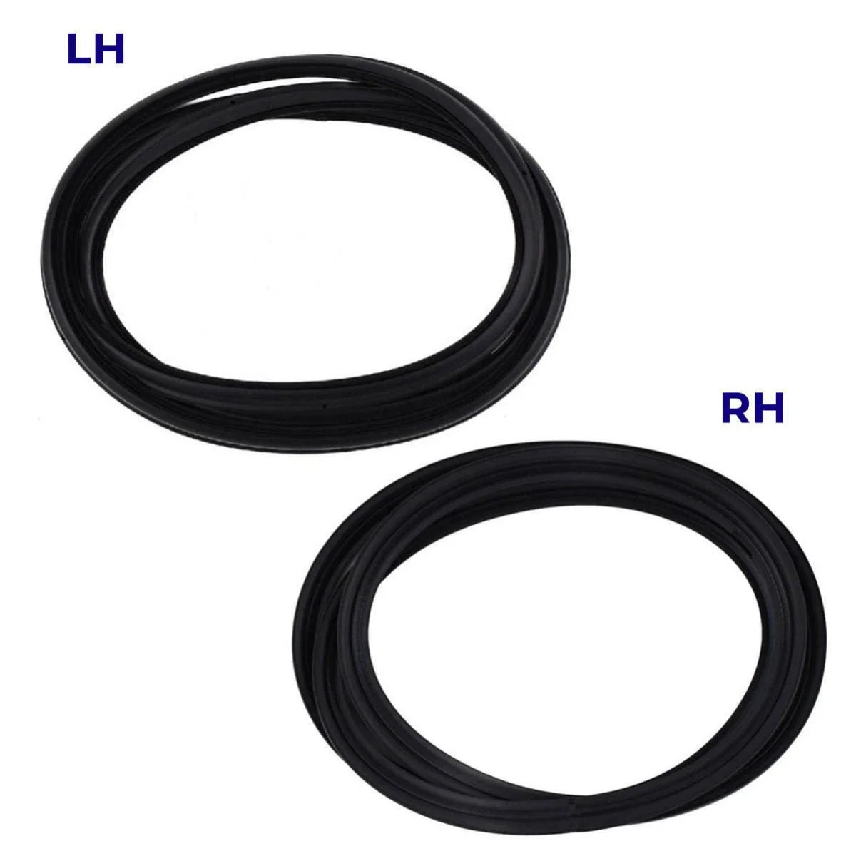 Door Trim Rubber Pair Fits Mazda B2200 Bravo Ford Courier no Cab UTE 1999-06 D06