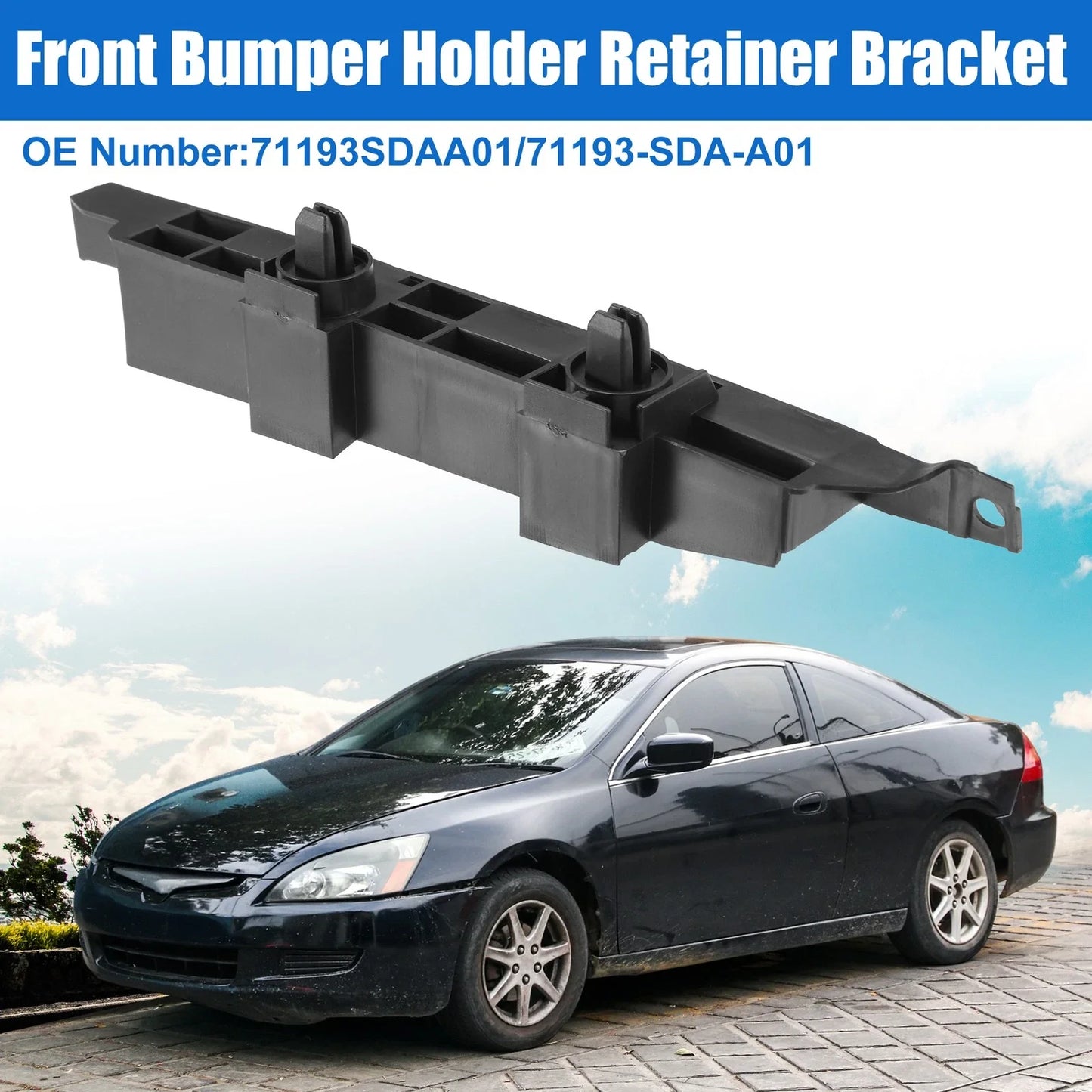 Right Side Front Bumper Mounting Support Bracket for Honda Accord (2003-2005)