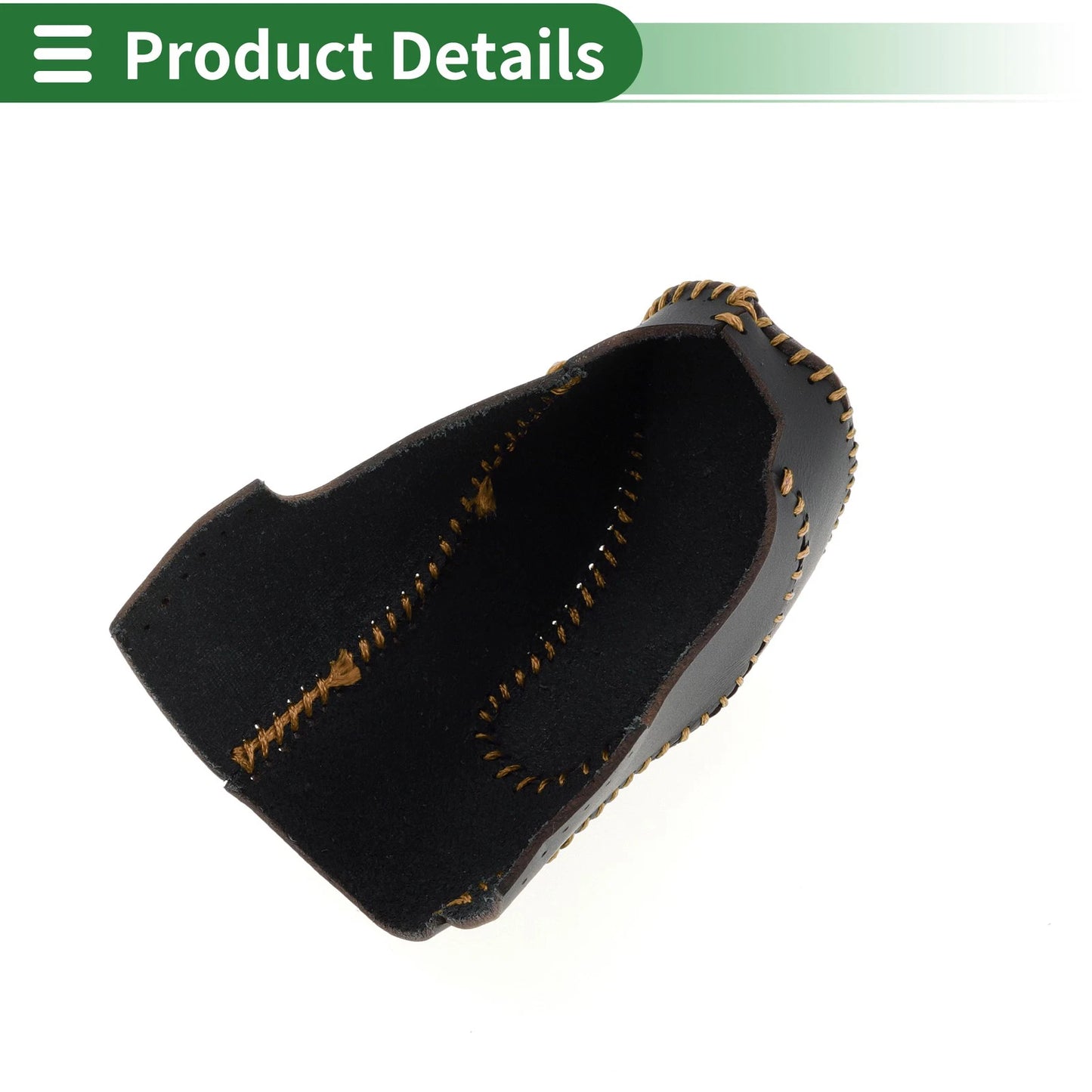 Gear Shift Knob Cover for Subaru Forester (2018–2023) Black Brown Faux Leather