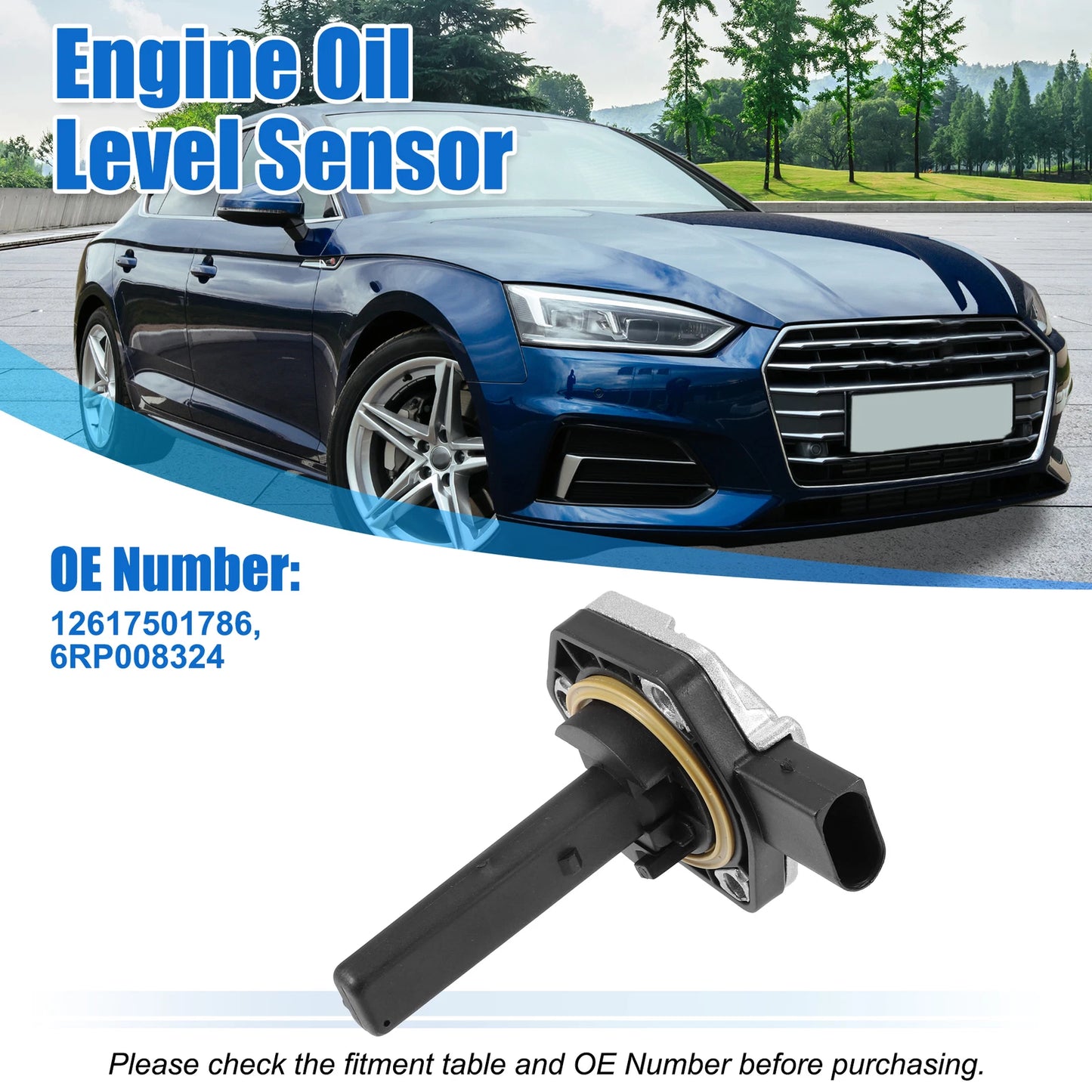Oil Level Sensor for BMW X1 SDrive28i XDrive28i (2013–2015) 12617501786