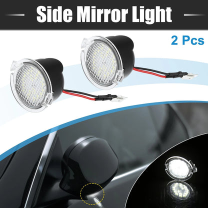 2X Side Mirror Light for Ford F150 Explorer (2000–2003) 3F1Z13B375AA White