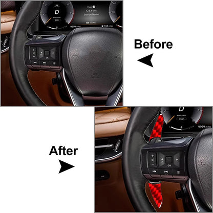 Steering Wheel Shift Paddle Extensions for Nissan Infiniti (Fit Mitsubishi)