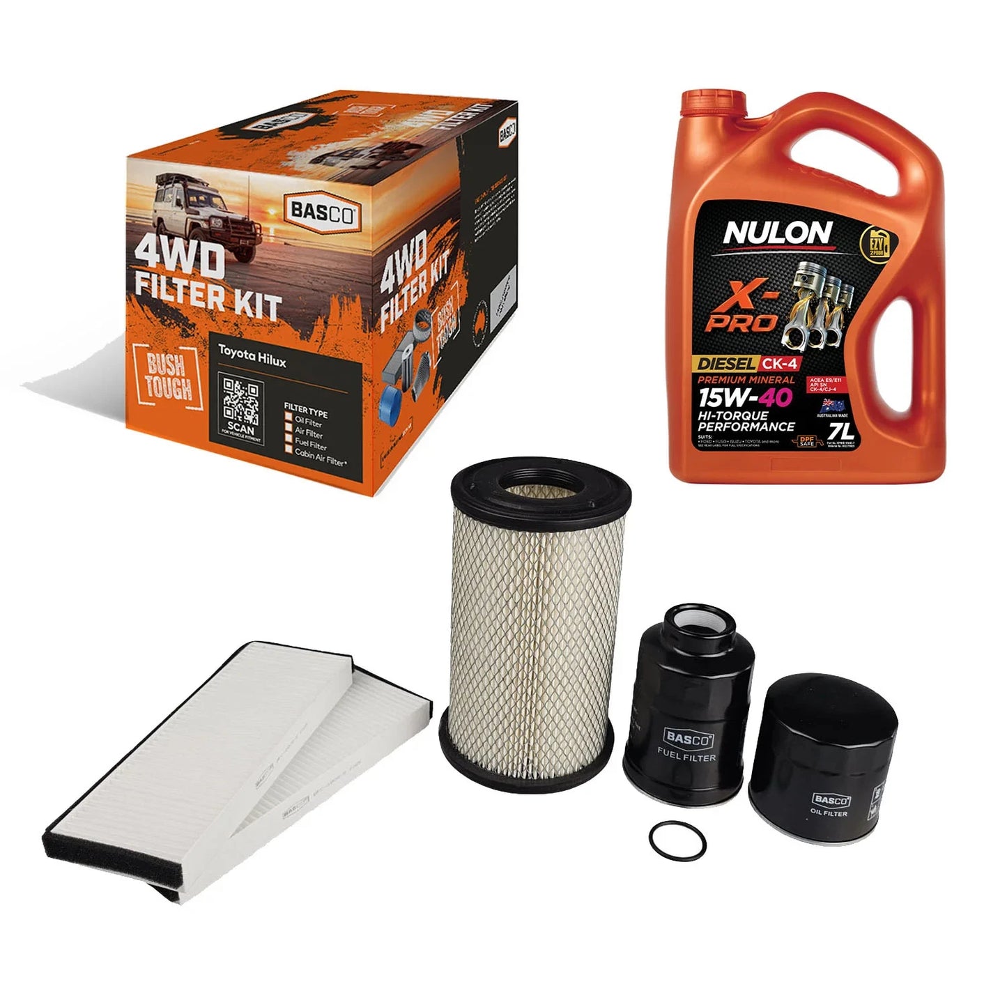 Oil Air Cabin Fuel Filter Kit for Nissan Navara D22 (2001–2015)