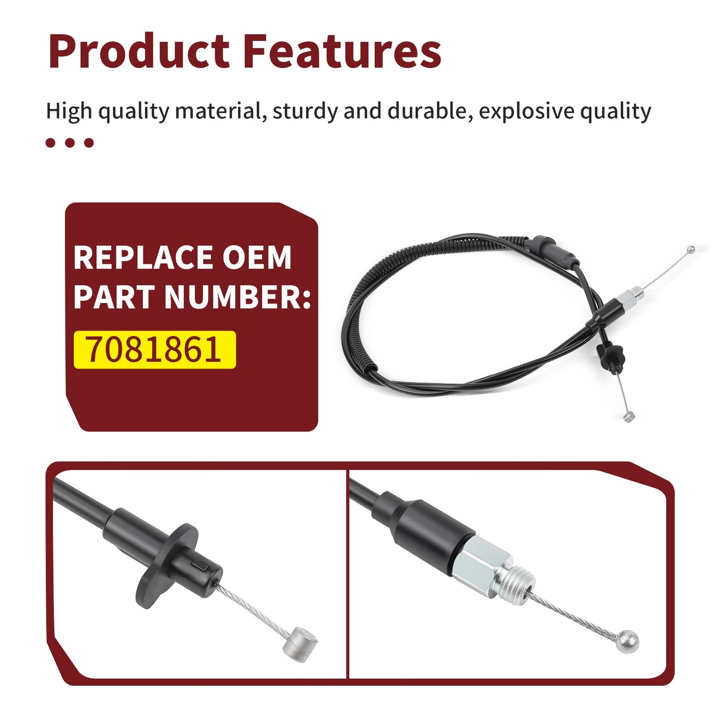 Throttle Cable for Polaris Sportsman 570 (2014–2024)