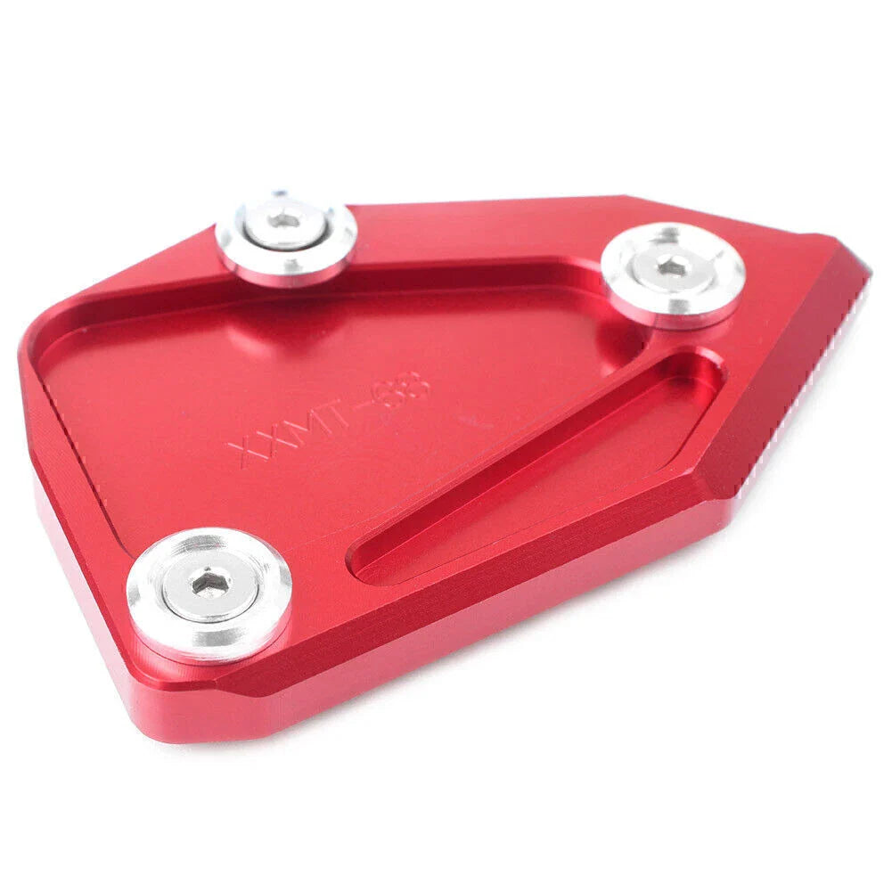 Kickstand Side Stand Extension Pad for BMW C650 GT (2012-2016) RED