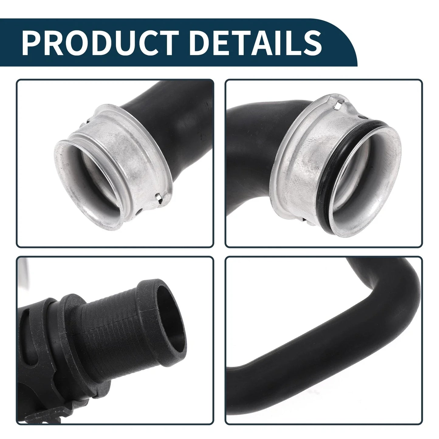 Radiator Hose for Mercedes-Benz E350 3.5 (2009-2013) Rubber 1 x Hose