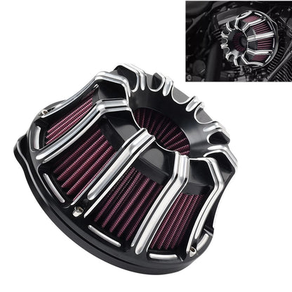 Air Cleaner Intake Filter Kit for Harley Touring Road Glide Softail Dyna